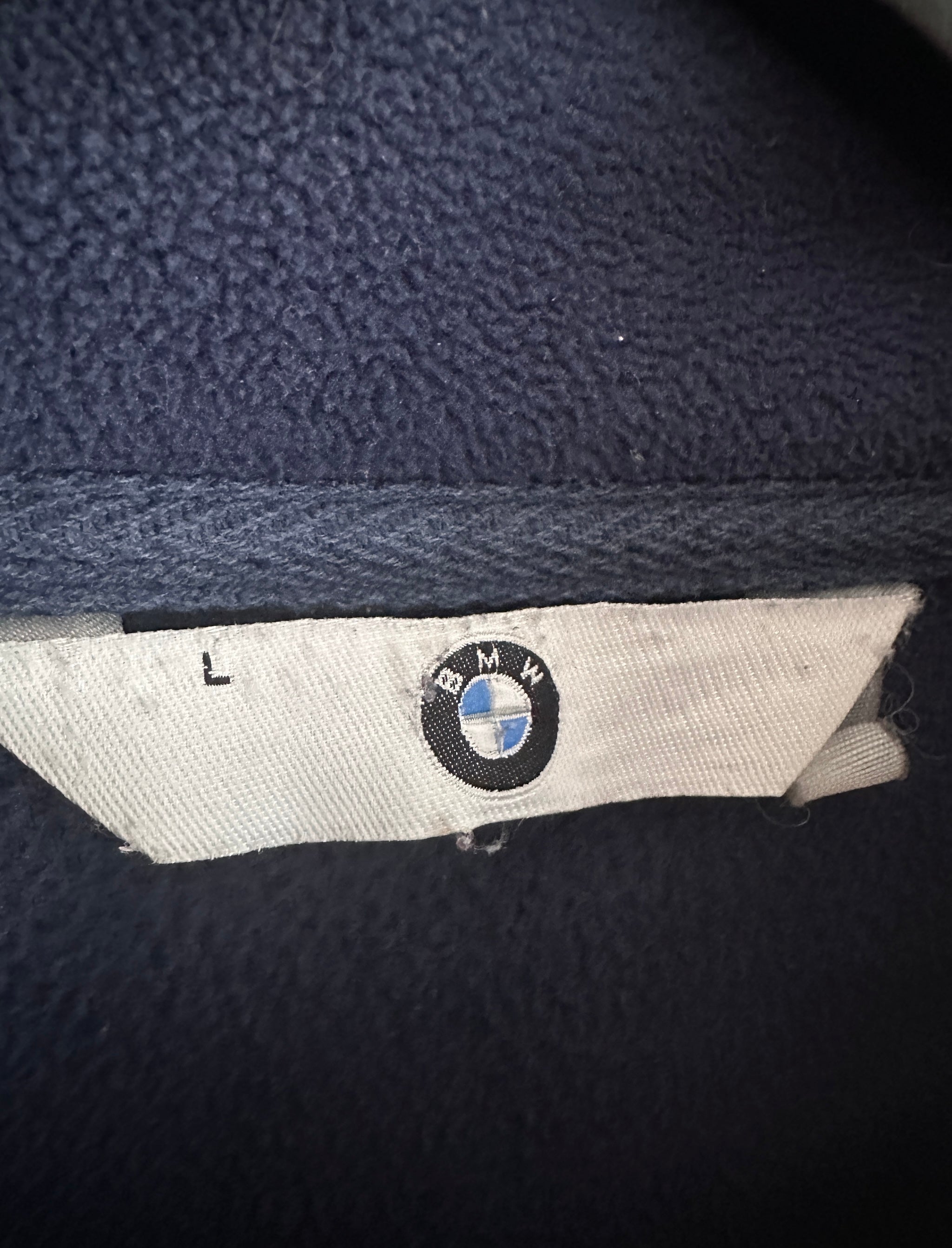 Vintage BMW Navy Zip Fleece 90s